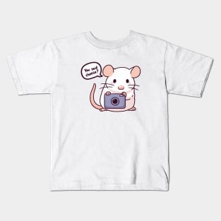 Camera Hamster Kids T-Shirt